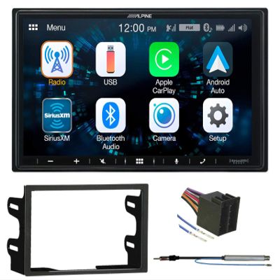 Alpine 7 Receiver Bluetooth w/Carplay/Android for 1998-1999 Volkswagen Jetta