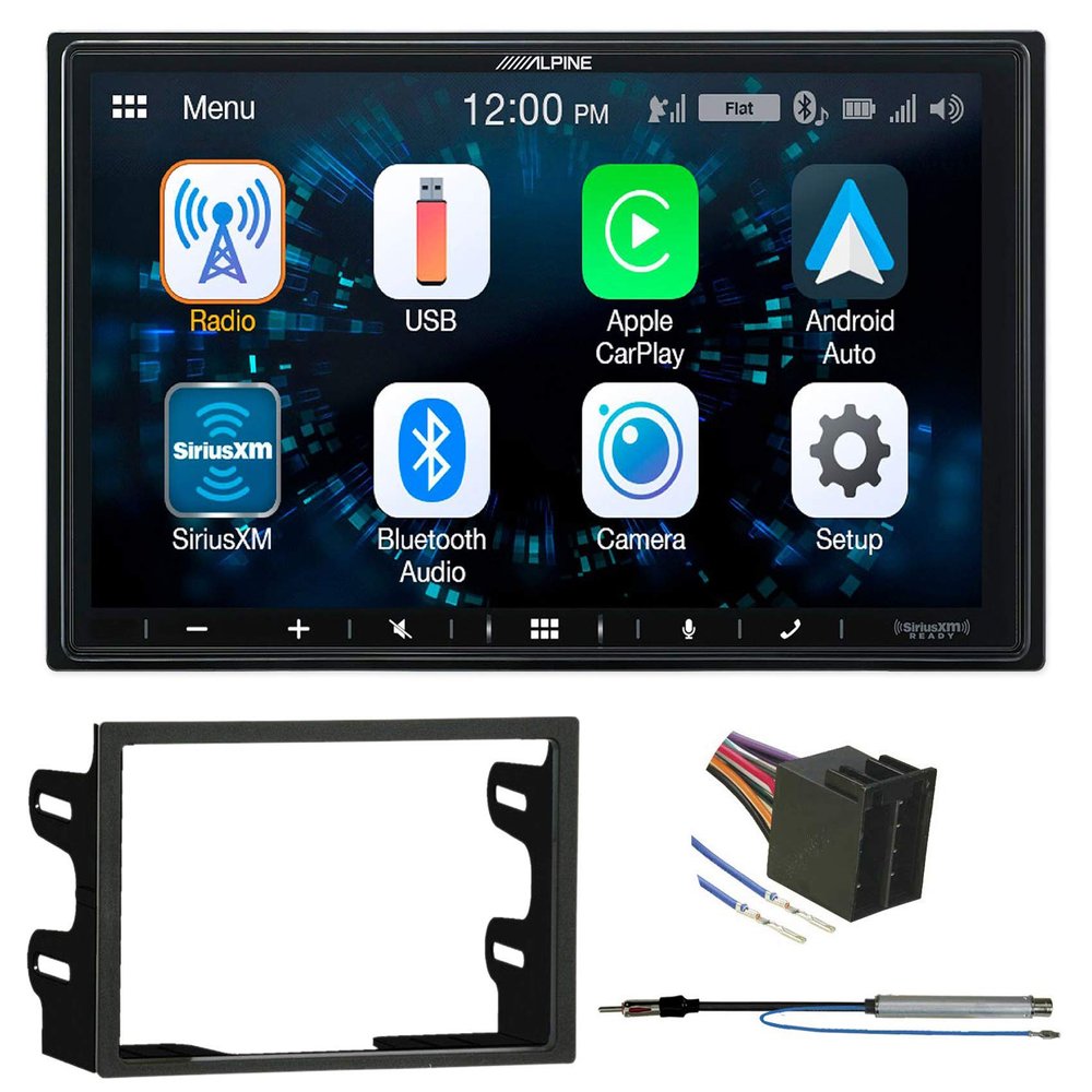 Alpine 7 Receiver Bluetooth w/Carplay/Android for 1998-1999 Volkswagen Jetta