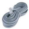 Corporate Computer 25ft Heavy Duty RJ12 Silver Satin 6 Conductor 6P/6C Reverse Wired Telephone Line Cord By Corpco view 1