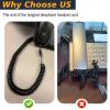 YIENFBEV Telephone Handset Cord Detangler 1 Set, 1 Pack 360 Degree Rotating/Anti-Tangle Landline Cable and 1 Pack Telephone Handset Cord 8.5 Foot Uncoiled (2 Foot Coiled) view 2