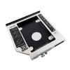 2nd HDD SSD Hard Drive Optical Bay Caddy for HP Elitebook 8560p 8570p with Faceplate / Bezel and Mounting Bracket view 2
