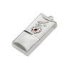 4GB Rectangle Shape USB Flash Drive USB Drives Memory Stick Thumb Drives USB 2.0 Disk Pen Drive Pen Drive USB Drive Date Storage Flash Disk Zip Drive USB Stick (Silver) view 2