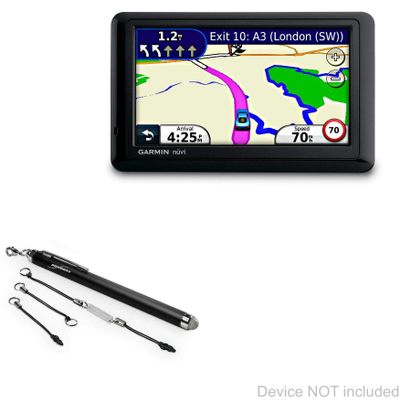 BoxWave Stylus Pen Compatible with Garmin nuvi 1410 - EverTouch Capacitive Stylus, Fiber Tip Capacitive Stylus Pen - Jet Black