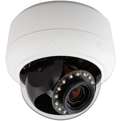 American IPS02D2OCBTT Illustra Pro 2 Megapixel Mini-Dome Camera, Network RJ45 Connection 3-9mm, Outdoor, Vandal, Clear, Black