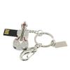 128GB Guitar Shape USB Flash Drive USB Drives Memory Stick Thumb Drives USB 2.0 Disk Pen Drive Pen Drive USB Drive Date Storage Flash Disk Zip Drive USB Stick (Silver) view 4
