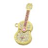 128GB Guitar Shape USB Flash Drive USB Drives Memory Stick Thumb Drives USB 2.0 Disk Pen Drive Date Storage Zip Drive Jump Drive USB Stick USB Drive (Gold) view 2