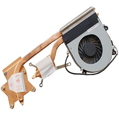 Laptop CPU Cooling Fan & Heatsink for CLEVO W350STQ W350SSQ W355SSQ W370SS W370SSQ W355SDQ W350STQ W350ETQ W3S5N for Hasee K660E K650S K790S I5 I7 6-31-W35SS-102 6-31-W370N-101 Long 3th Generation
