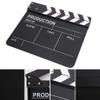 Portable Movie Film Clap Board,Acrylic Scene Director Action Clapperboard with Pen for Shoot Props/Advertisement/Home Decoration/Background, etc(Black) view 3