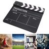 Portable Movie Film Clap Board,Acrylic Scene Director Action Clapperboard with Pen for Shoot Props/Advertisement/Home Decoration/Background, etc(Black) view 4