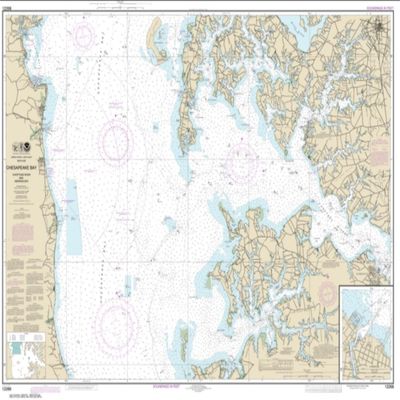NOAA Chart 12266-Chesapeake Bay Choptank River and Herring Bay; Cambridge - Water-Resistant - by East View Geospatial