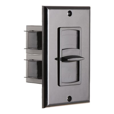 OSD Audio 100W in Wall Volume Control Impedance Matching for Home Speakers, Slider Black VMS100