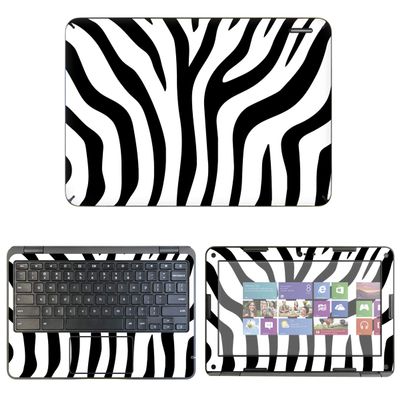 Decalrus - Protective Decal Zebra Skin Sticker for Dell ChromeBook 11-C3181 (11.6" Screen) case Cover wrap DEchrmbk11_C3181-61