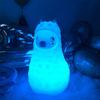 Tianhaixing Animal Alpaca Kids Night Light, Children's Room LED Bedside Lamp, Rechargeable Soft Silicone Light, Adjustable Brightness and Colors, Compatible with Touch Control & Remote Control view 3