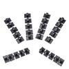 Fastener & Clip 10pcs/lot Black Adhesive Car Cable Clips Cable Winder Drop Wire Tie Fixer Holder Strong Adhesive Make it Grip Firmly - (US, Color Name: 30pcs) view 1