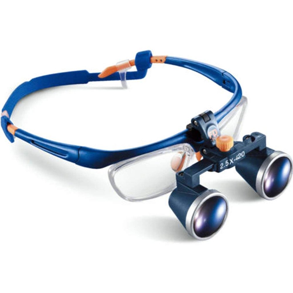 Aries Outlets 2.5 X 420mm Magnifier Binocular Frame Loupe Glasses FD-503G