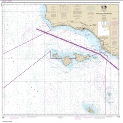 NOAA Chart 18720-Point Dume to Purisma Point - Water-Resistant - by East View Geospatial
