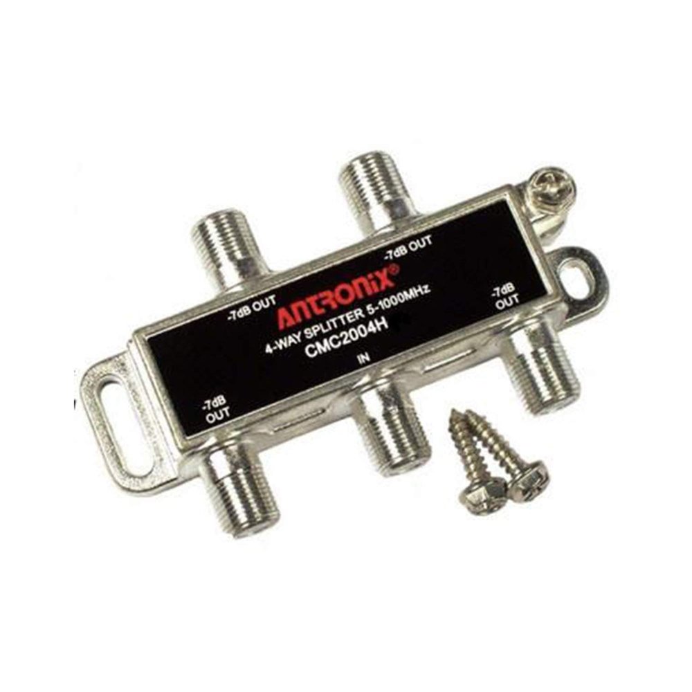 Box of 25 Antronix CMC2004H High Performance 4-Way Coax Cable Splitter 5-1002M