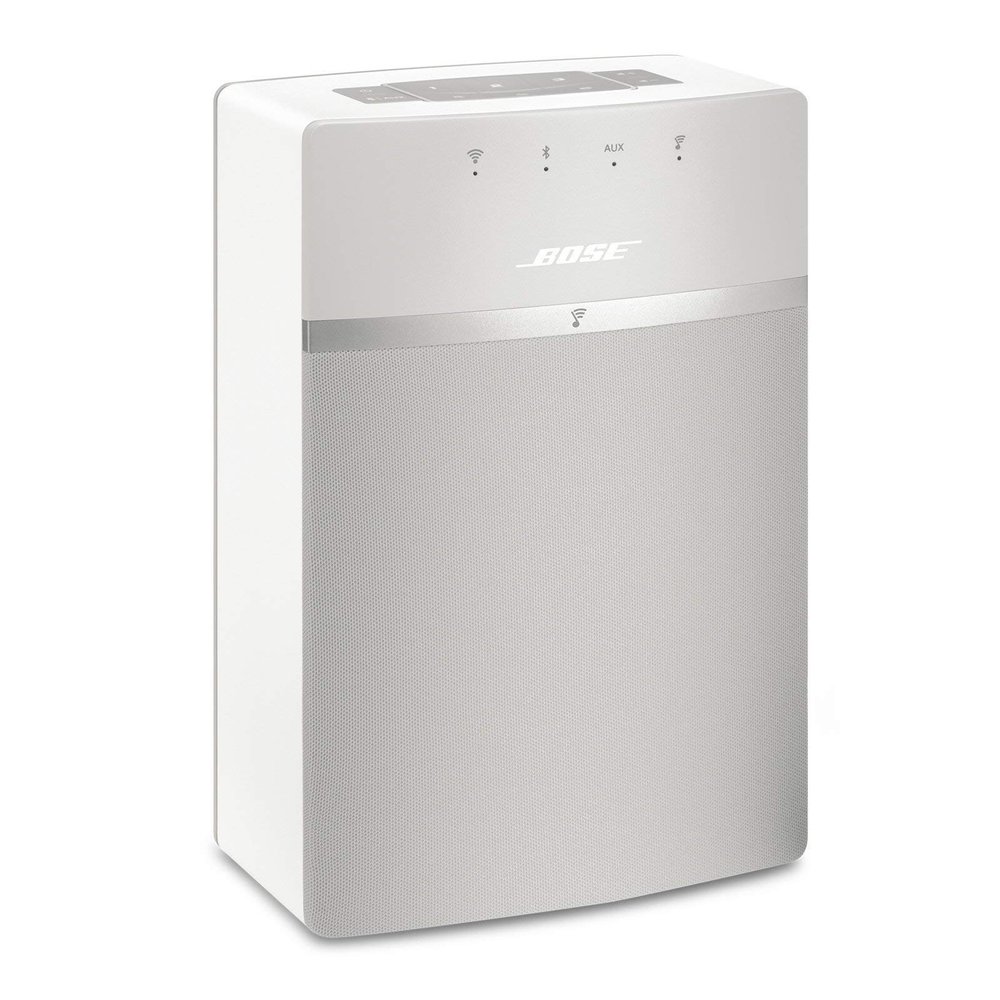 Bose SoundTouch 10 Wireless Speaker, Compatible with Alexa, White (Renewed)