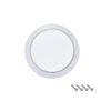uxcell 5" Mounting Hole Diagonal Distance Speaker Grill Mesh Decorative Circle Woofer Guard Protector Cover Accessories White view 1