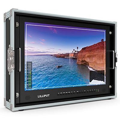 LILLIPUT BM230-4KS-VBP 23.8" Carry-on V Mount 3840x2160 4x4K HDMI 3G-SDI in&Out Broadcast LED Director Monitor with HDR, 3D-LUT, Color Space & Peaking Functions