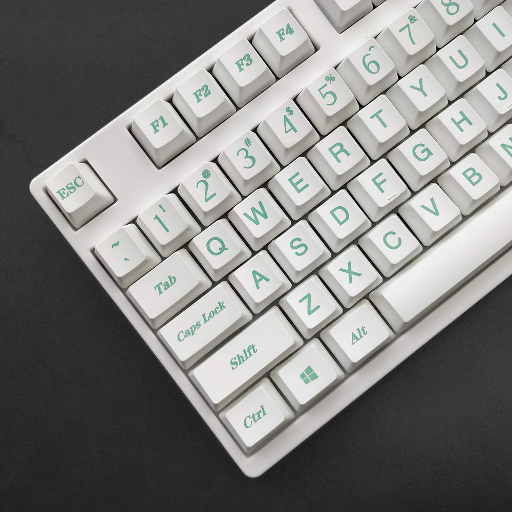 104 Keys PBT Keycap Dye-Sublimation Doubleshot Keyset OEM Profile for for Cherry MX Switches Mechanical Keyboard 61/87/104/108 DIY Replacement