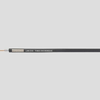 Cable Assemblies Now - LMR-240 10' Foot Coaxial with N-Male Connector to N Male Connector Using Genuine Times Microwave
