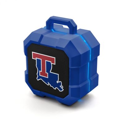 SOAR NCAA Shockbox LED Wireless Bluetooth Speaker, Louisiana Tech Bulldogs