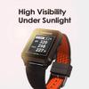 CANMORE TW353 Golf GPS Watch for Men and Women, High Contrast LCD Display, Free Update Over 40,000 Preloaded Courses Worldwide, Lightweight Essential Golf Accessory for Golfers, Black/Orange view 4