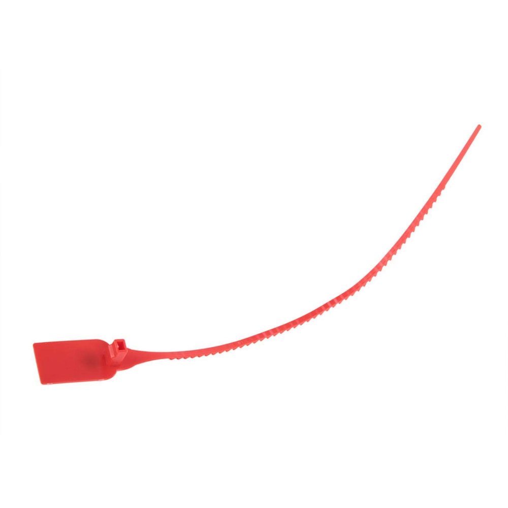 100pcs Nylon Plastic Cable Ties Plastic Long Wire Self-Locking Zip Trim Wrap Suitcase Shoes Bag Label Tag(Red)