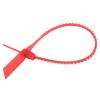 100pcs Nylon Plastic Cable Ties Plastic Long Wire Self-Locking Zip Trim Wrap Suitcase Shoes Bag Label Tag(Red) view 2