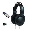 Clearcom Double Muff Intercom Headphones with Female XLR Four pin Connector view 1