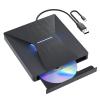 USB 3.0 and Type-C External Bluray Drive, External Bluray Burner and Eternal Blueray/DVD Drive for PC, Blu Ray Disc Reader Compatible with Windows XP/7/8/10, Laptop, Desktop, MacOS for MacBook view 1