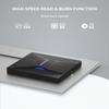 USB 3.0 and Type-C External Bluray Drive, External Bluray Burner and Eternal Blueray/DVD Drive for PC, Blu Ray Disc Reader Compatible with Windows XP/7/8/10, Laptop, Desktop, MacOS for MacBook view 2