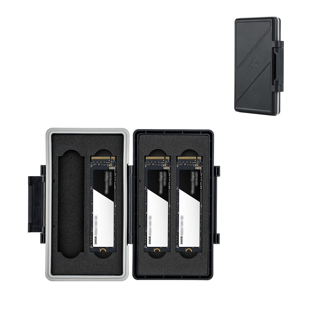 Compact M.2 2280 2260 2240 2242 2230 Case,4 Slots M.2 SSD Holder Box, M.2 NVMe 2280 Internal Solid State Hard Drive Storage,Water-Resistant,Dustproof,Shockproof