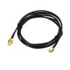 uxcell Antenna Extension Cable RP-SMA Male to RP-SMA Female Low Loss RG174 for, Antenna, Wireless LAN Devices 10 ft view 1