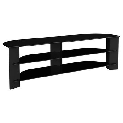 AVF FS1500VARWB-A Varano TV Stand with Black Glass Shelves, and Black Wood Legs. Fits Most (not All) TVs in These Sizes: 30", 32", 37", 39" 40" 42" 46", 47" 49", 50", 52", 55", 60, 65, 70".