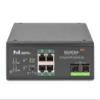 Digitus Industrial Gigabit Ethernet PoE+ Switch 4-Port PoE + 2-Port SFP, 802.3at, DIN Rail view 3