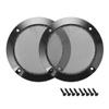 uxcell 2pcs 3" Speaker Grill Mesh Decorative Circle Woofer Guard Protector Cover Accessories Black view 1