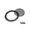 uxcell 2pcs 3" Speaker Grill Mesh Decorative Circle Woofer Guard Protector Cover Accessories Black view 4