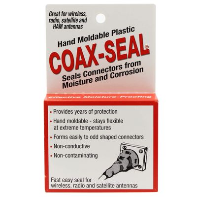 Coax-Seal Universal Electronics [36-Pack] Moisture Proof Sealing Tape 1/2 Inch x 5 Feet 104-36