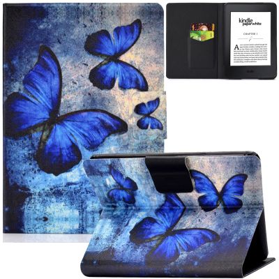 Artyond Case for Kindle Paperwhite, PU Leather Folio Card Slots Cover with Auto Sleep/Wake Case For Amazon Kindle Paperwhite 123 (Fits All 2012, 2013, 2015 and 2016 Versions), Retro Butterfly