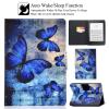 Artyond Case for Kindle Paperwhite, PU Leather Folio Card Slots Cover with Auto Sleep/Wake Case For Amazon Kindle Paperwhite 123 (Fits All 2012, 2013, 2015 and 2016 Versions), Retro Butterfly view 2