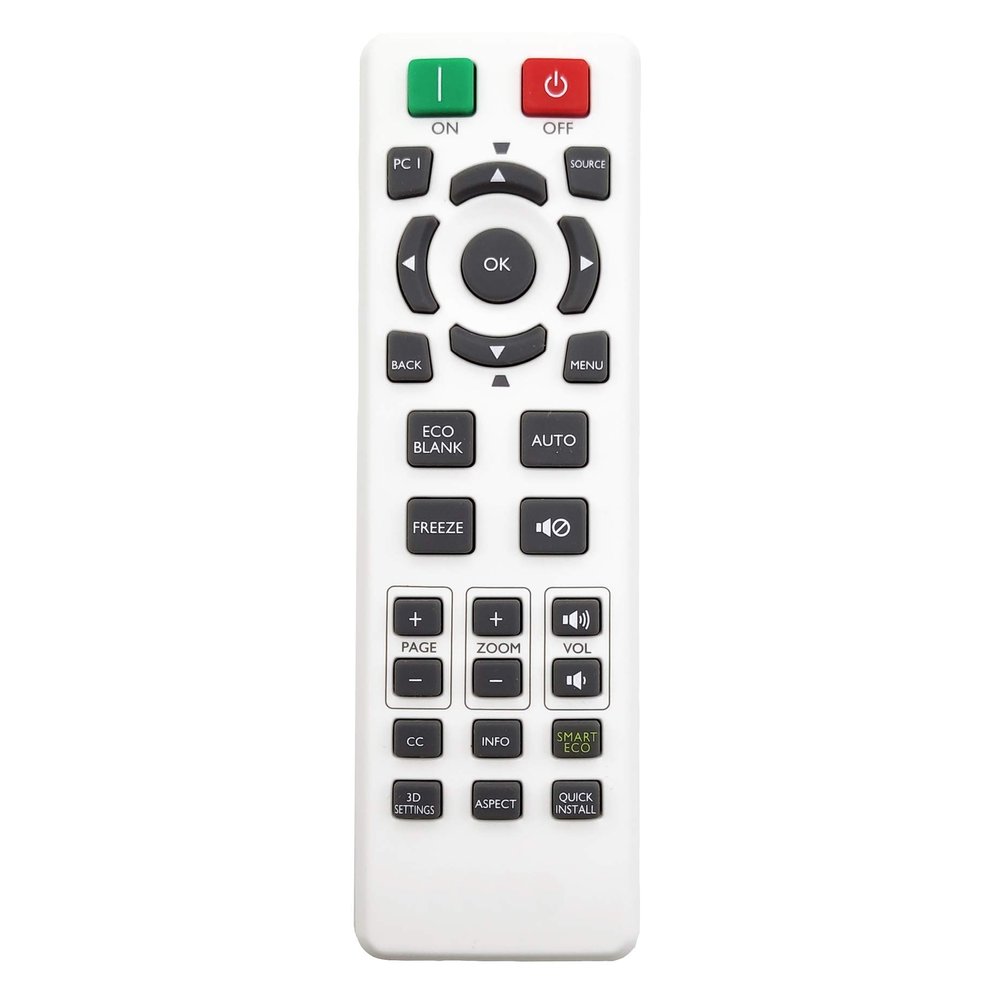 INTECHING 5J.JG706.001 Projector Remote Control for BenQ RCX013, MH530FHD, MH534, MH606w, MS521H, MS524AE, MS531P, MW526AE, MW533, MW605w, MX532P, MX604, TH534, TW533, MS535A, MW535A, MH5353A