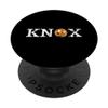 Knoxville Tennessee State Flag Orange White Distressed Knox PopSockets Adhesive PopGrip view 1