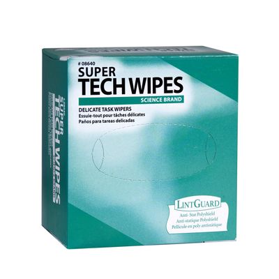 Super Tech Wipes - 12 Pack (Each Pack Contains 280 Wipes, 4.33" x 7.67")