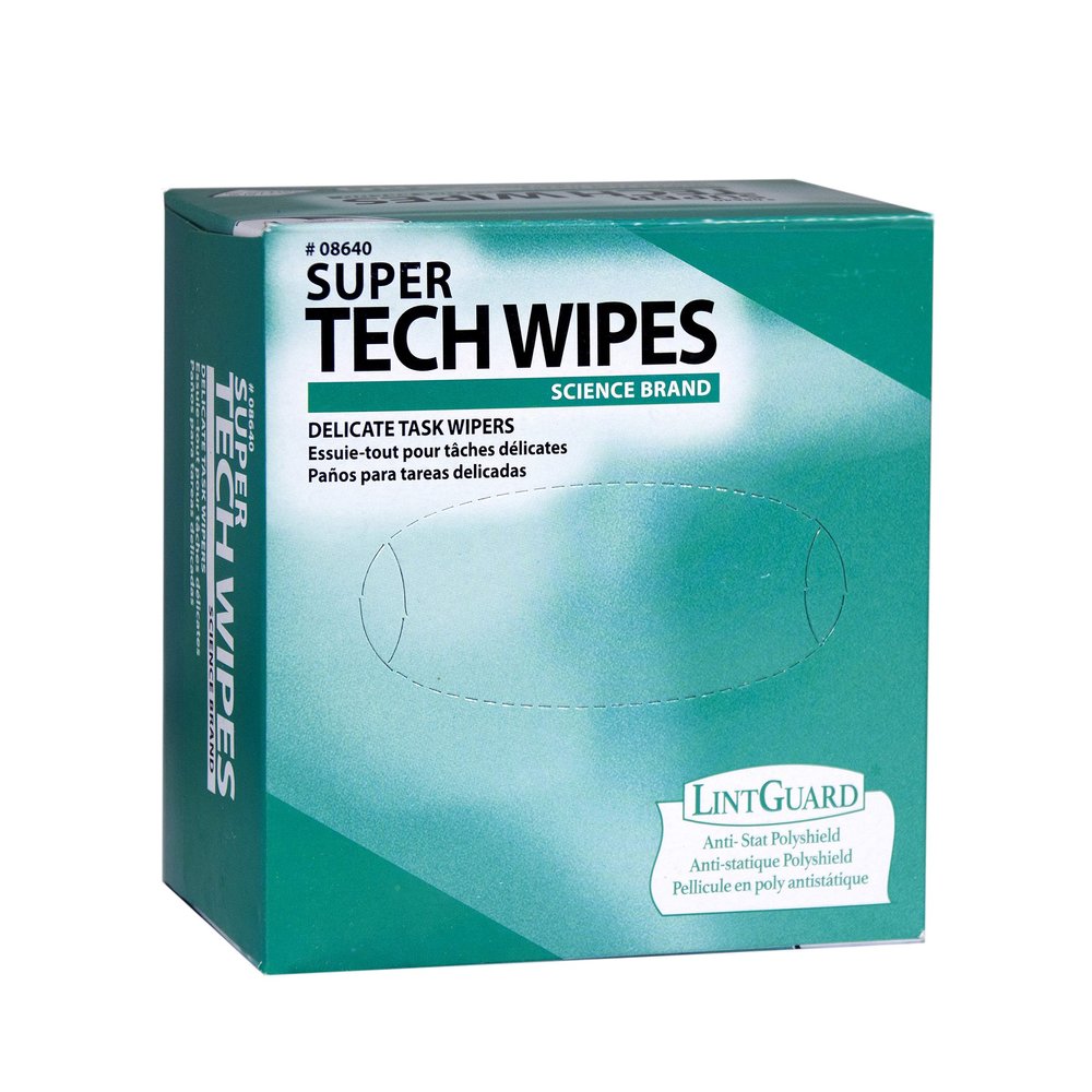 Super Tech Wipes - 12 Pack (Each Pack Contains 280 Wipes, 4.33" x 7.67")
