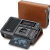 Eton Elite Traveler AM/FM, Longwave, Shortwave Radio with RDS, World Clock, 500 Stations, Dial Tuning, Alarm, Sleep Timer, Leather Case, Portable International Radio with High-Contrast LCD view 1