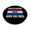 Missouri Born And Bred - Vintage Missouri State Flag PopSockets PopGrip: Swappable Grip for Phones & Tablets view 2