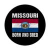 Missouri Born And Bred - Vintage Missouri State Flag PopSockets PopGrip: Swappable Grip for Phones & Tablets view 3