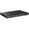 24 Port Full Gigabit PoE Switch with 2 Uplink Gigabit Port & 2 SFP Port, 24 Port PoE+ Network Switch, Total Budget 400W, 48V Standard POE, 802.3af/at Compliant, Unmanaged Plug and Play, Rack Mount view 1